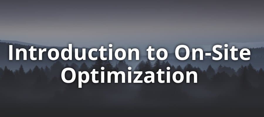 On-Site Optimization Guide Cover Image