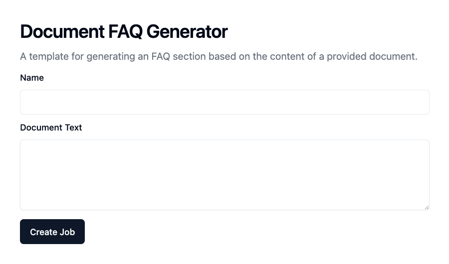 Web Interface for Platen.ai