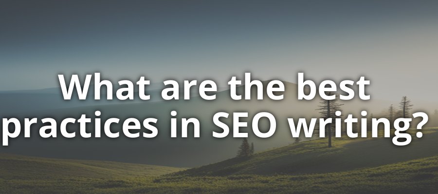 SEO Writing Best Practices