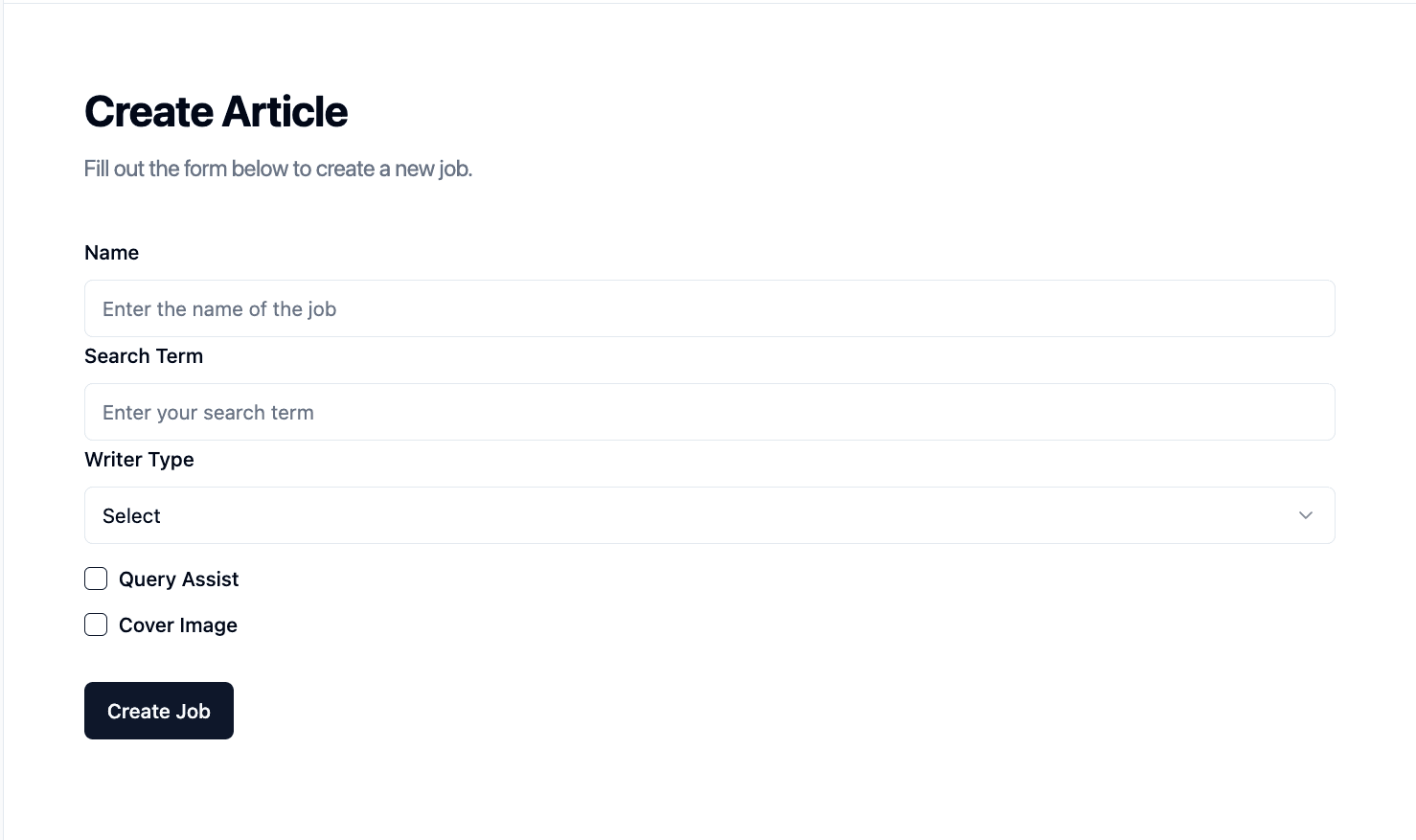 Web Interface for Platen.ai